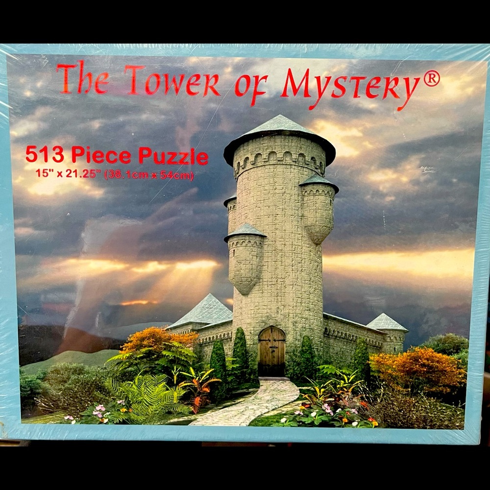 New sealed Ovation 513pc puzzle The Tower of Mystery